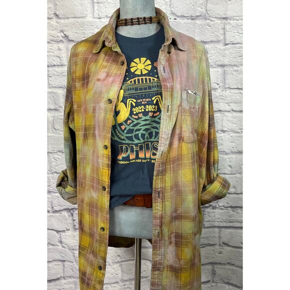 other Tops - Reworked/upcycled flannel shirt